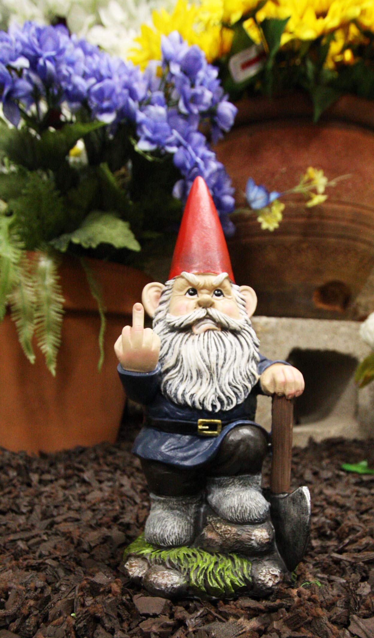 Amazon.com : Ebros Garden Greeter Go Away! Unwelcome Gnomes